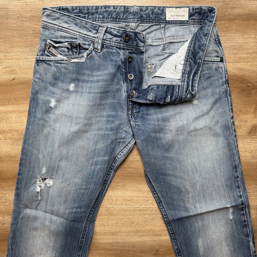 Diesel Men's Slim Fit Jeans - Faded Blue